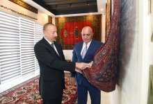 President Ilham Aliyev opens Shamkir branch of “Azerkhalcha” OJSC (PHOTO)