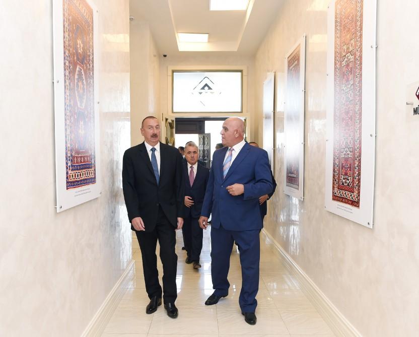Президент Ильхам Алиев принял участие в открытии шамкирского филиала ОАО «Азерхалча» (ФОТО)