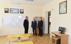 Президент Ильхам Алиев ознакомился с условиями, созданными в новом корпусе полной средней школы номер 257 в Баку (ФОТО)