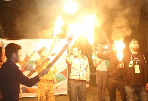 В Губе прошло факельное шествие (ФОТО)