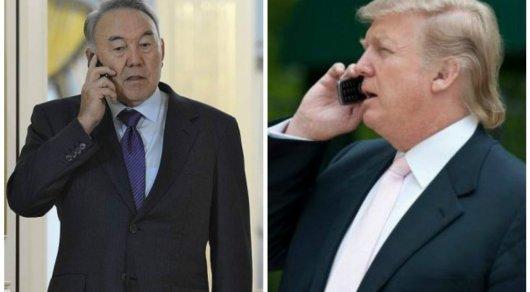 Трамп пригласил Назарбаева в Вашингтон