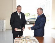 Президент Ильхам Алиев принял участие в открытии предприятия ООО "Avanqard" по очистке и фасовке зерновых и бобовых растений (ФОТО)
