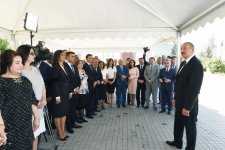 Президент Азербайджана принял участие в церемонии открытия системы водоснабжения Джалилабада (ФОТО)