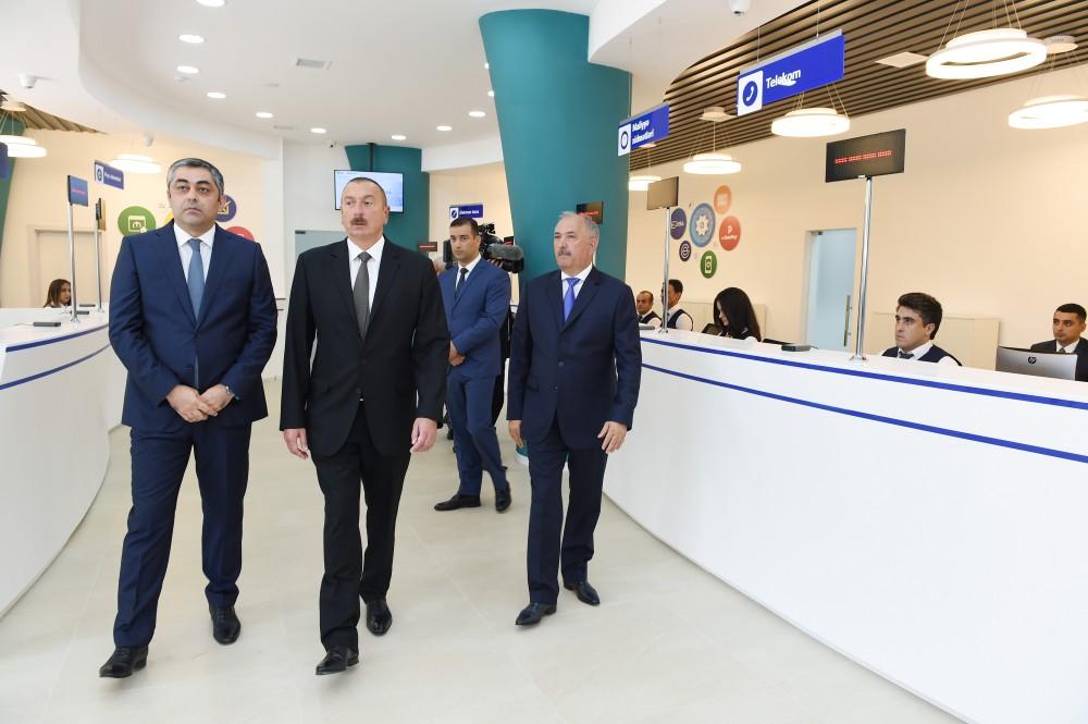 Президент Ильхам Алиев ознакомился с Джалилабадским телекоммуникационным узлом после капитального ремонта (ФОТО)