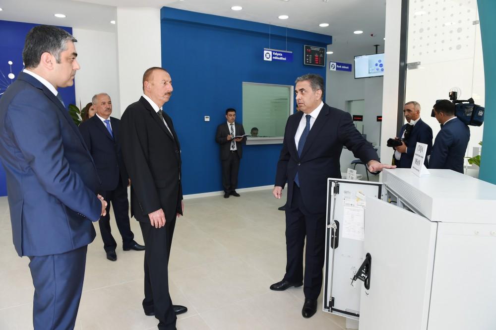 Президент Ильхам Алиев ознакомился с Джалилабадским телекоммуникационным узлом после капитального ремонта (ФОТО)