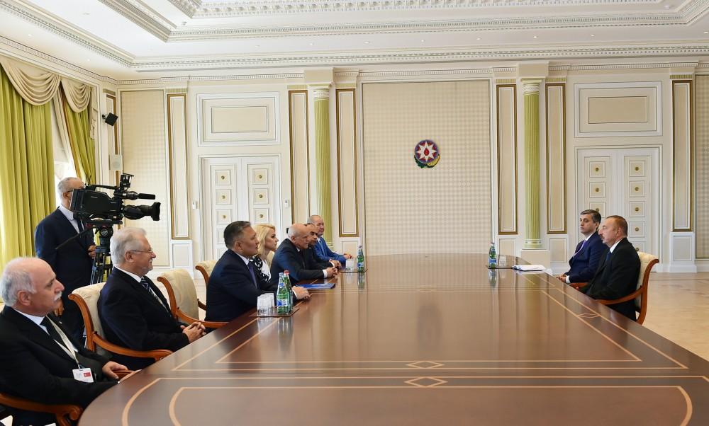 Ilham Aliyev meets participants of 17th session of CIS Council of Heads of Supreme Audit Institutions