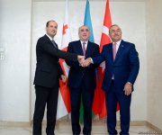 Azerbaijani, Turkish, Georgian FMs to sign 2 documents in Baku (PHOTO)