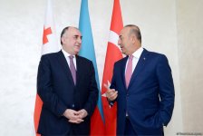 Azerbaijani, Turkish, Georgian FMs to sign 2 documents in Baku (PHOTO)