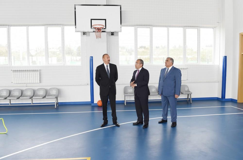Ilham Aliyev attends opening of Zugulba training and sports base (PHOTO)