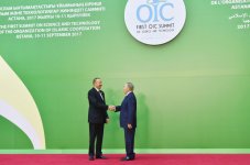 Президент Азербайджана Ильхам Алиев принял участие в первом Саммите Организации исламского сотрудничества по науке и технологиям в Астане (ФОТО)