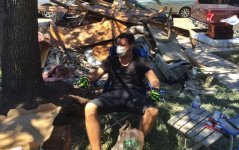 Азербайджанский телеведущий чудом избежал смерти от урагана в США (ВИДЕО, ФОТО)