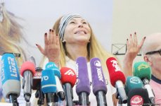 Эмоции и переживания Айгюн Кязымовой, или Мистическое число 22: пресс-конференция (ФОТО)