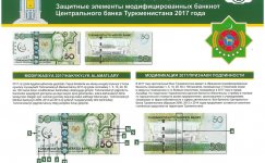 К открытию Игр «Ашхабад 2017» ЦБ Туркменистана выпустил новые образцы банкнот и памятные монеты