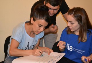 Общественное объединение регионального развития Фонда Гейдара Алиева провело тренинги для волонтеров (ФОТО)