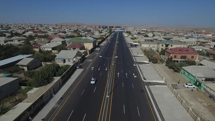 Bakı-Şamaxı yolunun Müşviqabaddan keçən hissəsində işlər yekunlaşıb (FOTO/VİDEO)
