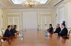 Ilham Aliyev meets co-rapporteurs of PACE Monitoring Committee (PHOTO)