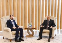 Azerbaijani president meets Turkish minister of energy, natural resources