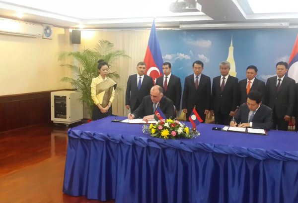 Laos və Azərbaycan XİN anlaşma və əməkdaşlıq haqqında Memorandum imzalayıblar (FOTO)