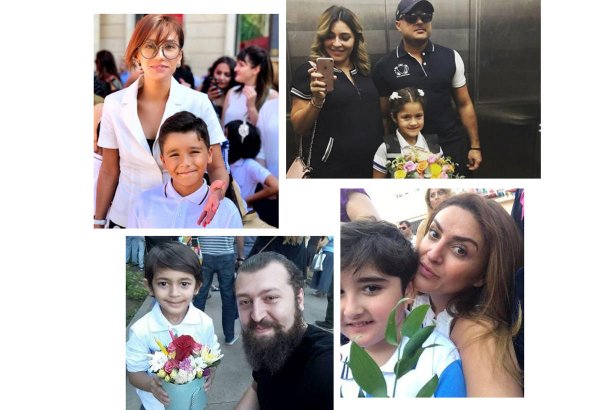 Кто из азербайджанских звезд повел детей в первый класс (ФОТО)