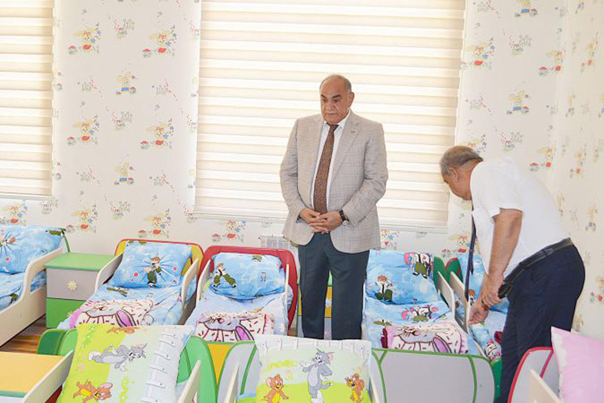 В Ширване сдан в эксплуатацию построенный по инициативе Фонда Гейдара Алиева детский сад (ФОТО)
