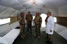 Azerbaijani defense minister checks readiness of military formations' resources (PHOTO)