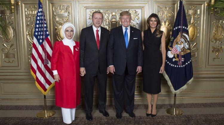 Erdoğan ile Trump ailesi BM resepsiyonuna katıldı