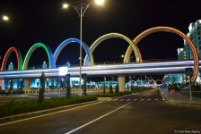 Олимпийский городок V Азиатских игр в ночной фотосессии (ФОТО)