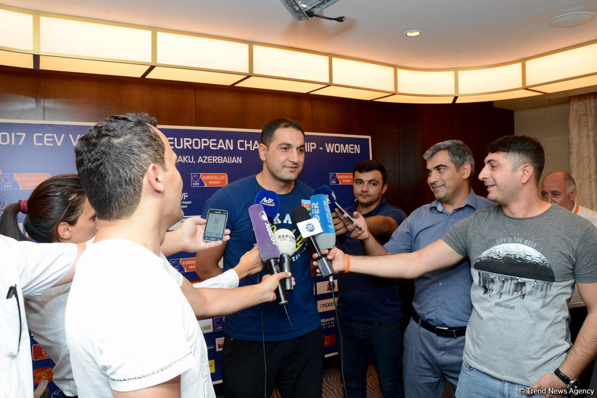 Тренер сборной Азербайджана по волейболу: Хотим занять первое место в группе