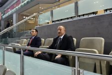 Ilham Aliyev watched Azerbaijani women’s volleyball team match (PHOTO)