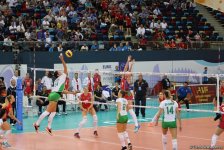 Азербайджанские волейболистки одержали первую победу в рамках Евро-2017 (ФОТО)