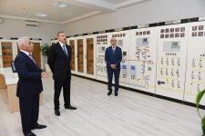 Президент Ильхам Алиев принял участие в открытии подстанции "Нефтчала" (ФОТО)