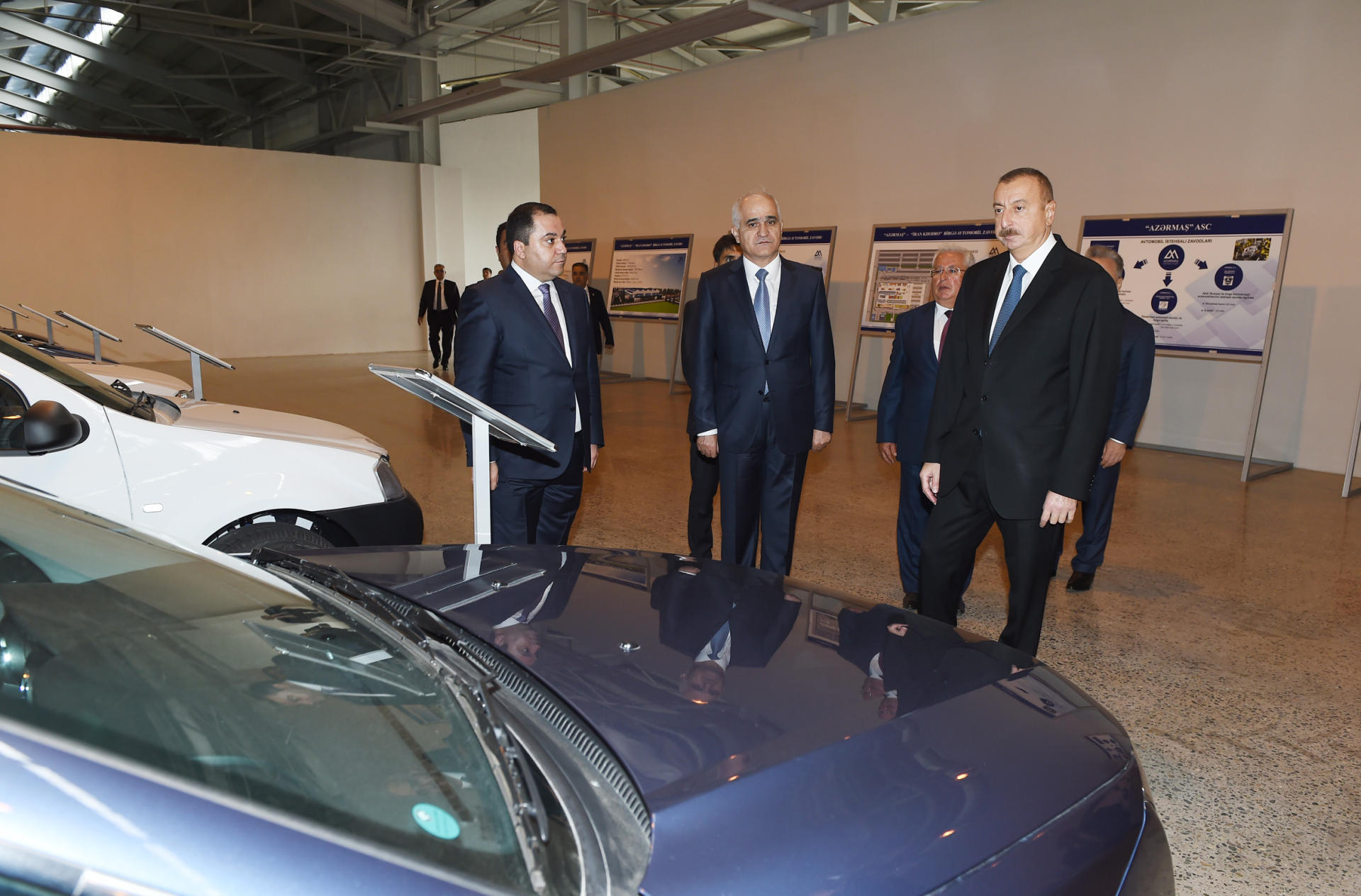 Президент Ильхам Алиев принял участие в открытии Нефтчалинского промквартала (ФОТО)