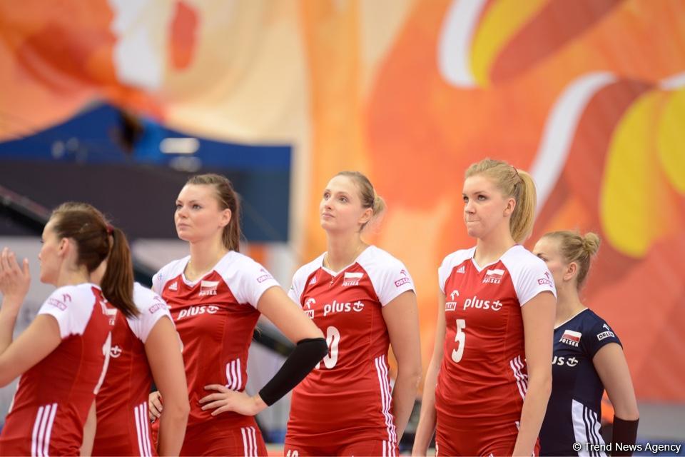 Azerbaijan’s national volleyball team faces Poland squad (PHOTO)