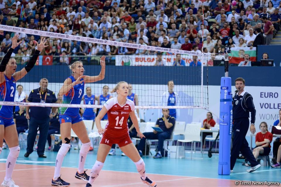 Azerbaijan’s national volleyball team faces Poland squad (PHOTO)