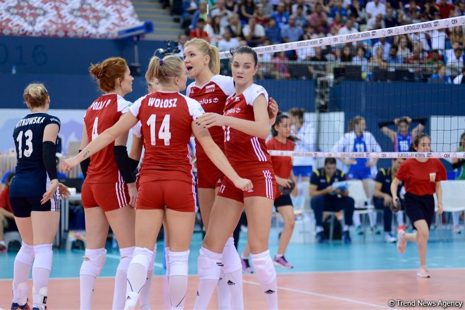 Azerbaijan’s national volleyball team faces Poland squad (PHOTO)