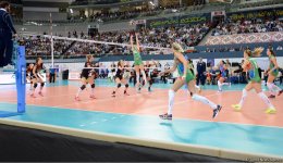 Azərbaycanın voleybol üzrə milli komandası dörddəbir finala yüksəlib (FOTO)