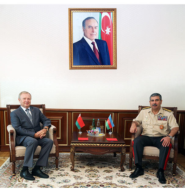 Azerbaijani defense minister due in Belarus