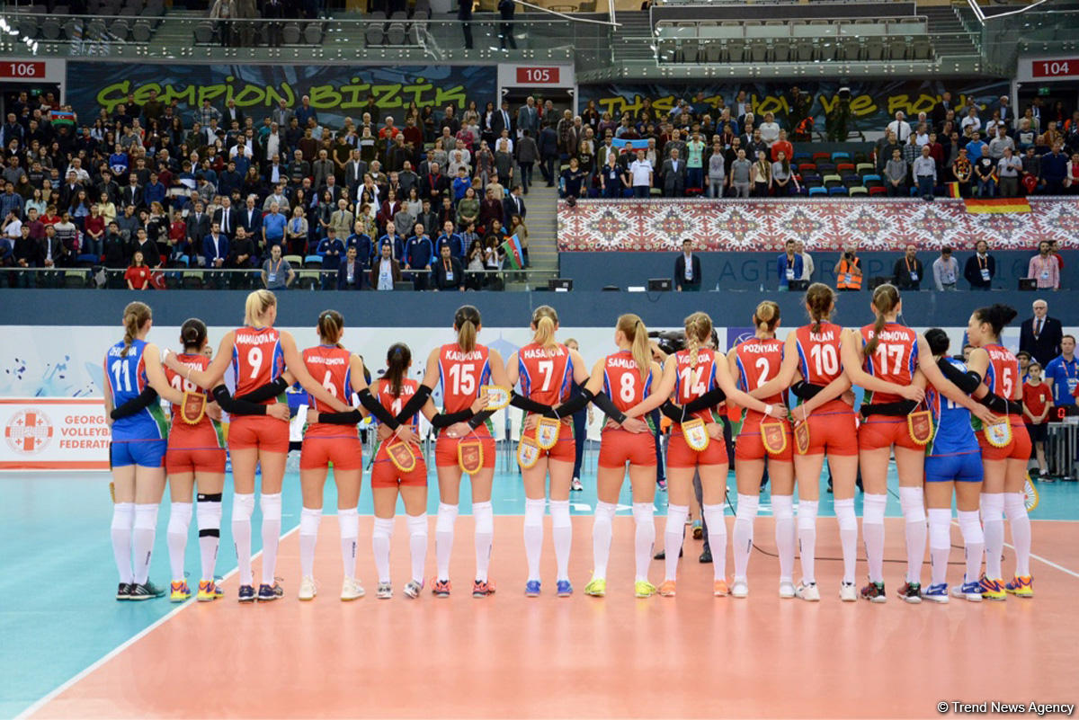 Azerbaijan’s volleyball squad defeats German team at European championship