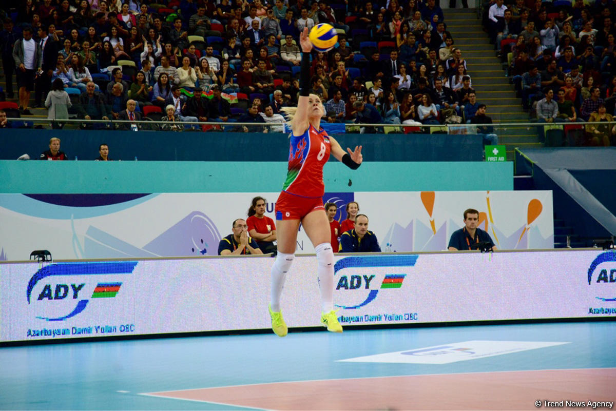 Азербайджанские волейболистки вышли в полуфинал Евро-2017 (ФОТО)