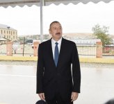 Prezident İlham Əliyev Şamaxı-Çöl Göylər-Padar avtomobil yolunun açılışında iştirak edib (YENİLƏNİB) (FOTO)
