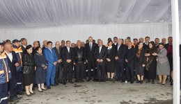 President Aliyev attends opening of Shamakhi-Chol Goylar-Padar highway (PHOTO)