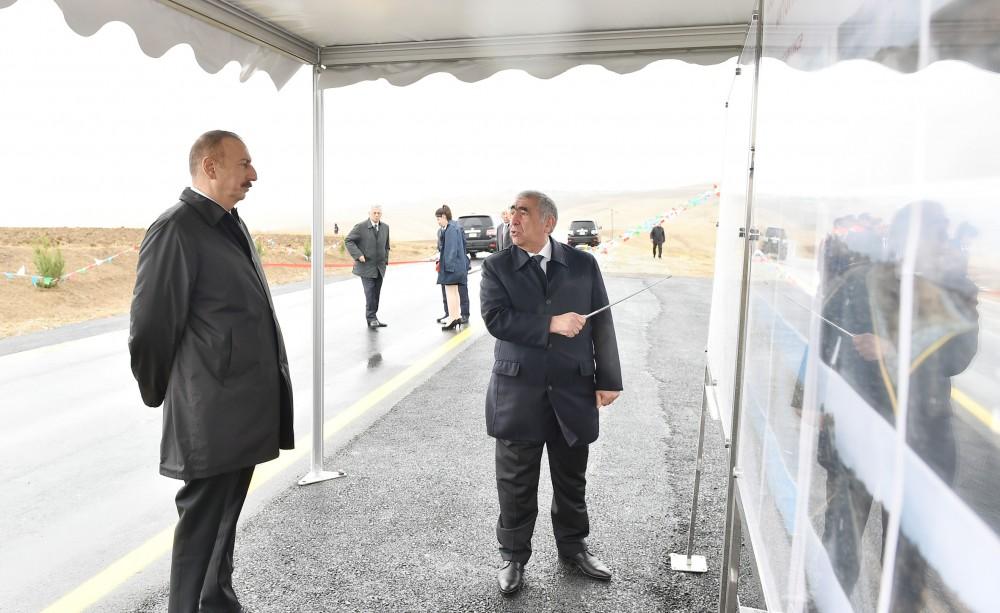 Ilham Aliyev inaugurates Takla-Sundu-Khilmilli highway after major overhaul (PHOTO)