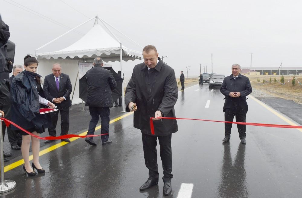 Ilham Aliyev inaugurates Takla-Sundu-Khilmilli highway after major overhaul (PHOTO)