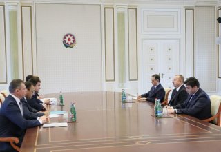 President Aliyev receives delegation led by Ukrainian FM