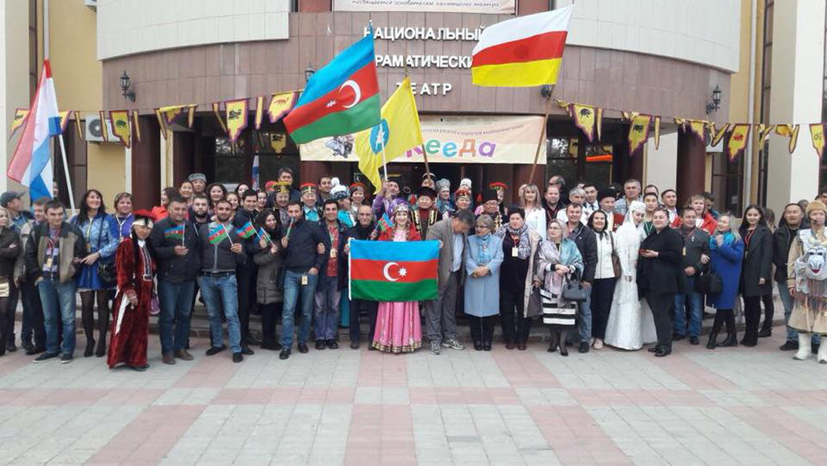 Азербайджанские актеры на фестивале "Кееда" в России (ФОТО)