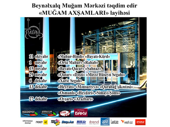 “Muğam axşamları” layihəsi çərçivəsində yeni konsertlər keçiriləcək