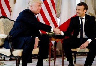Trump tells French president US to withdraw from Iran deal