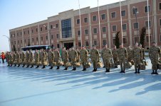 Azerbaijani peacekeepers depart for Afghanistan (PHOTO)