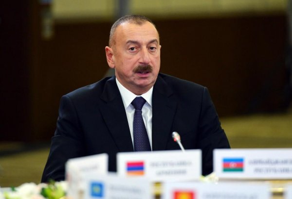 President Aliyev takes part in narrow format meeting of CIS Council of Heads of State (PHOTO)