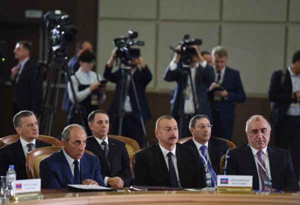 Ilham Aliyev takes part in CIS Heads of State Council's session in expanded format in Sochi (PHOTO)